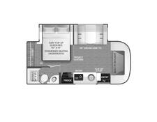 2024 Thor Motor Coach Compass Ford Transit AWD 23TW Class B Plus at Riverside Camping Center STOCK# C0764 Floor plan Image