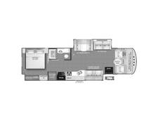 2024 Thor Luminate Ford F-53 CC35 Class A at Riverside Camping Center STOCK# C0820 Floor plan Image
