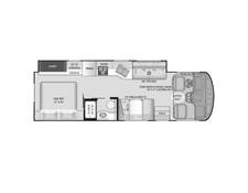 2022 Thor Hurricane Ford F-53 29M Class A at Riverside Camping Center STOCK# C0761B Floor plan Image