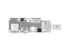 2023 Thor Hurricane Ford F-53 29M Class A at Riverside Camping Center STOCK# C0715A Floor plan Image