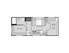 2020 Thor Chateau Chevrolet 22E Class C at Riverside Camping Center STOCK# R15328M Floor plan Image