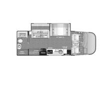 2023 Thor Vegas Ford 24.4 Class A at Riverside Camping Center STOCK# C0721 Floor plan Image