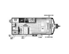 2024 East to West Alta LE 1600MRB Travel Trailer at Riverside Camping Center STOCK# C0768 Floor plan Image