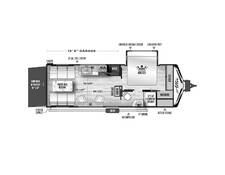 2024 East to West Alta 2400KTH Travel Trailer at Riverside Camping Center STOCK# C0784 Floor plan Image
