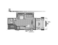 2024 Salem 28DBUD Travel Trailer at Riverside Camping Center STOCK# C0794 Floor plan Image