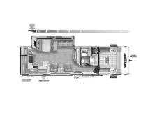 2024 Salem 27RKX Platinum Travel Trailer at Riverside Camping Center STOCK# C0799 Floor plan Image
