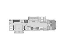 2021 Thor Hurricane Ford F-53 35M Class A at Riverside Camping Center STOCK# C0755A Floor plan Image
