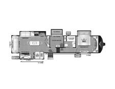 2024 East to West Blackthorn 3801MB-OK Fifth Wheel at Riverside Camping Center STOCK# C0837 Floor plan Image