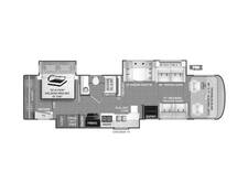 2025 Thor Palazzo GT Freightliner XC-S 37.4 Class A at Riverside Camping Center STOCK# C0840 Floor plan Image